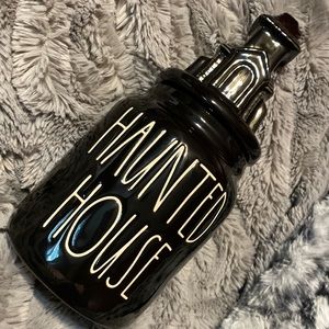 Rae Dunn Haunted House Baby Canister With Topper 🇺🇸 NWOT